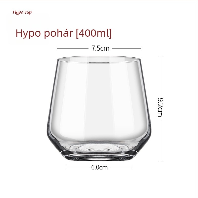 Üveg koktél pohár, átlátszó modern dizájn, 301–400 ml kapacitás, SXF márka, nyomtatott logó