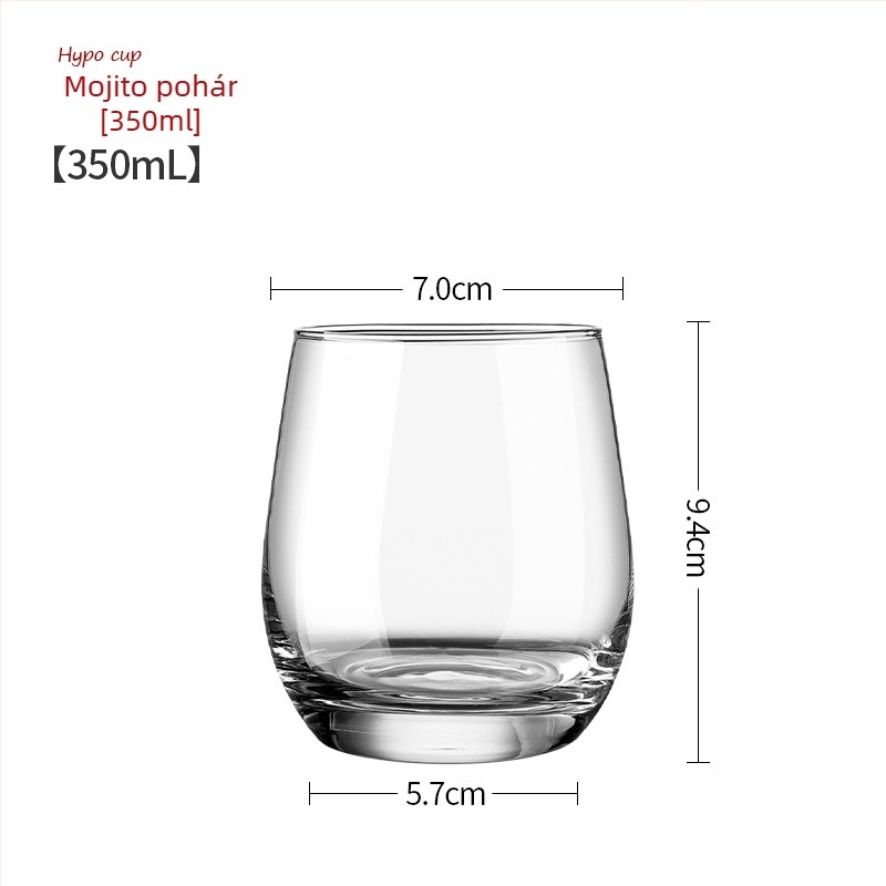 Üveg koktél pohár, átlátszó modern dizájn, 301–400 ml kapacitás, SXF márka, nyomtatott logó