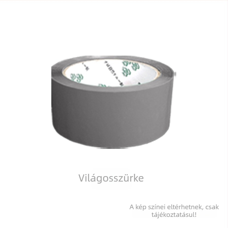 Csomagoló szalag - Magas viszkozitás, erős szilárdság - Alapanyag: BOPP film; Ragasztó: víz alapú nyomásérzékeny ragasztó; Alkalmazás: zárás és csomagolás