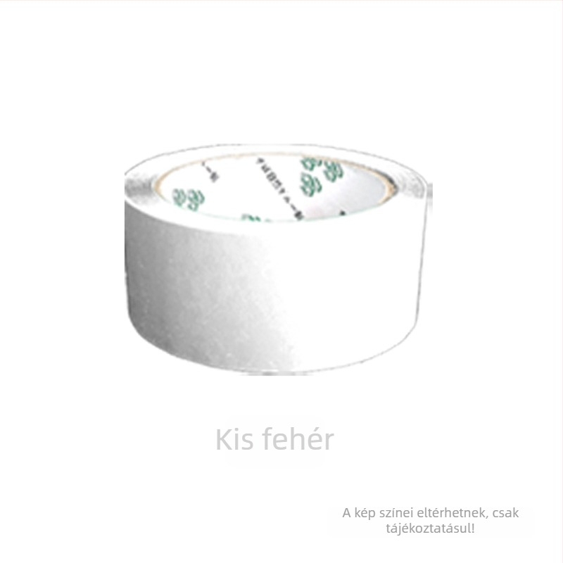 Csomagoló szalag - Magas viszkozitás, erős szilárdság - Alapanyag: BOPP film; Ragasztó: víz alapú nyomásérzékeny ragasztó; Alkalmazás: zárás és csomagolás