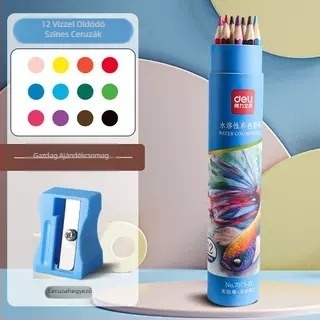 Deli Olajos alapú színes ceruzák, hatszögletű fa testtel, stackable, rajzoláshoz általános iskola diákoknak, alapcsomagolás, GB szabvány