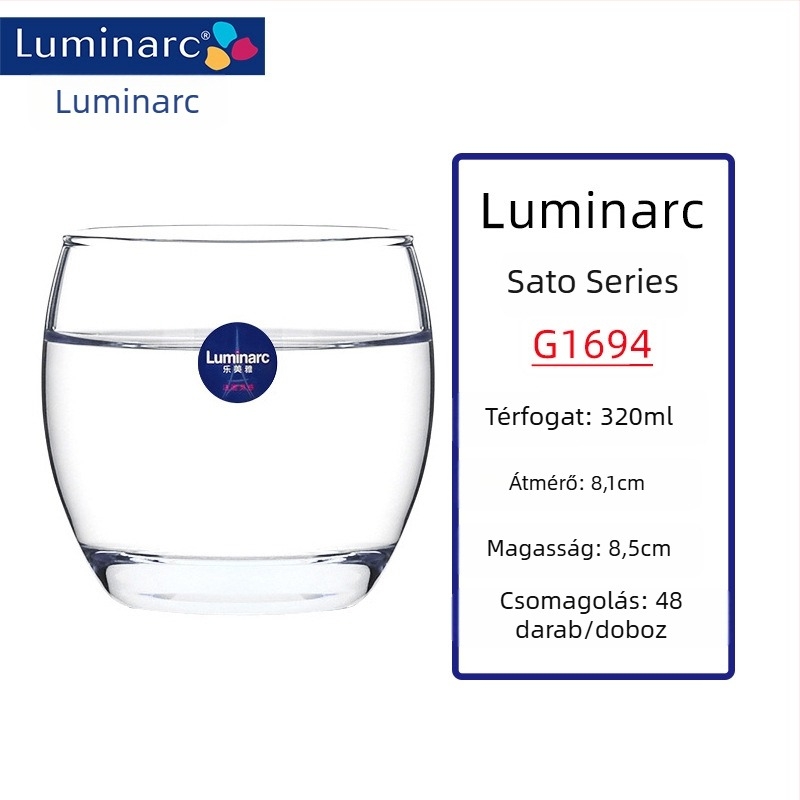 Hőálló üvegből készült borospohár-szett, 301–400 ml, modern minimalist stílus, fogantyú nélkül