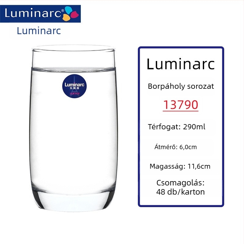Hőálló üvegből készült borospohár-szett, 301–400 ml, modern minimalist stílus, fogantyú nélkül