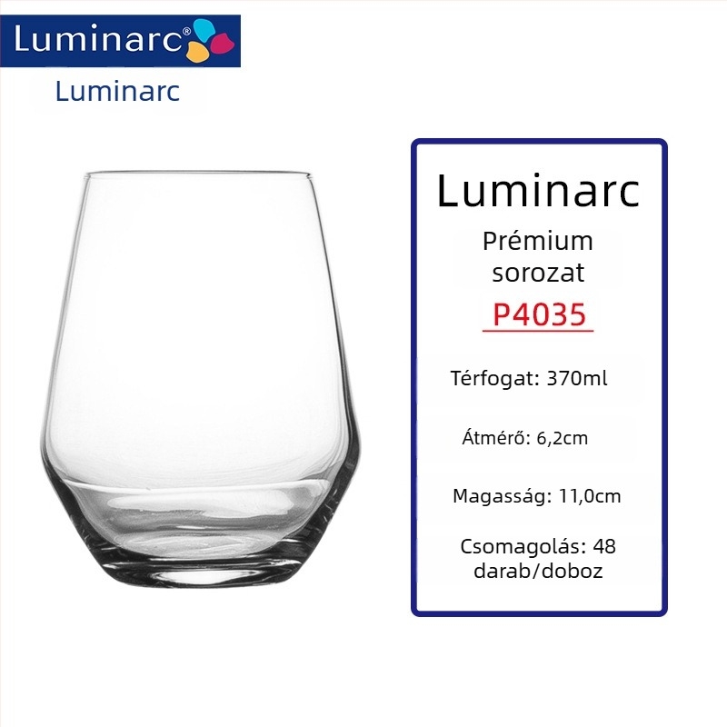 Hőálló üvegből készült borospohár-szett, 301–400 ml, modern minimalist stílus, fogantyú nélkül