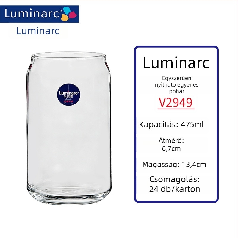 Hőálló üvegből készült borospohár-szett, 301–400 ml, modern minimalist stílus, fogantyú nélkül