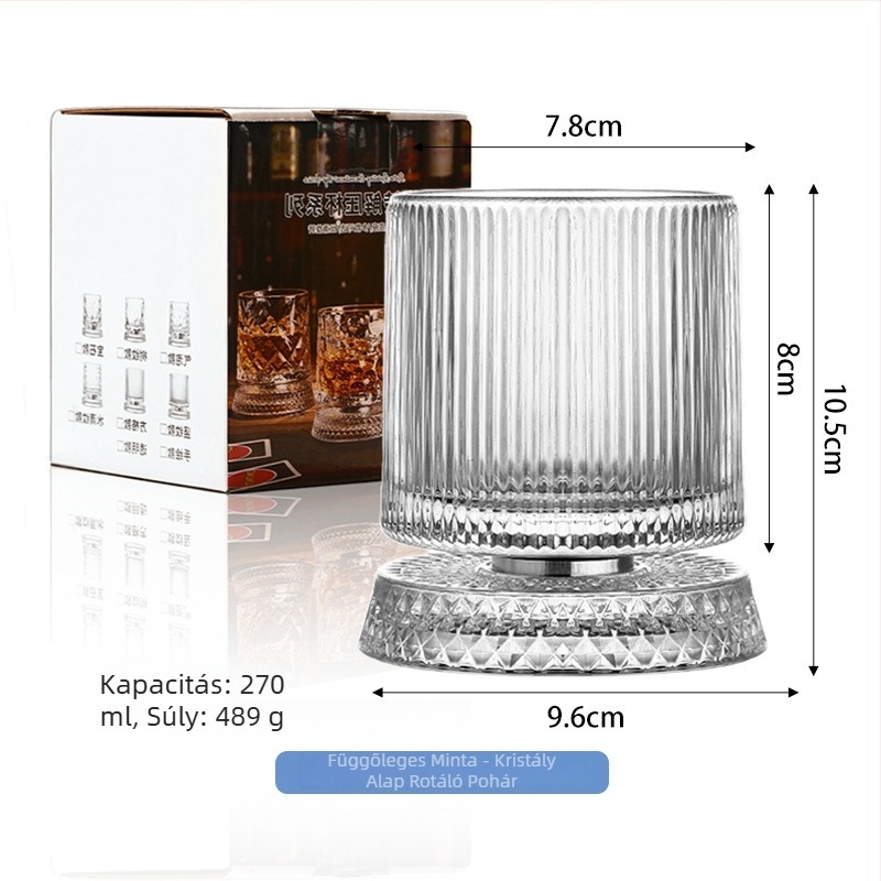 Whiskey pohár szódaszilikát üvegből, könnyű luxus stílus, kapacitás 401–500 ml, testreszabás elérhető
