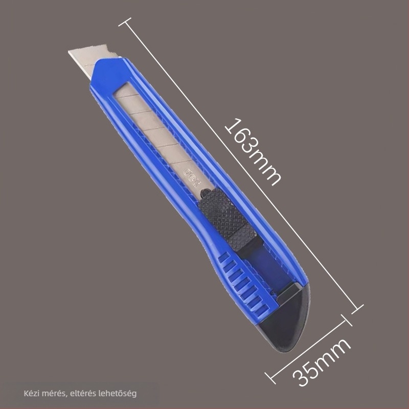 Deli barkácskés, műanyag/fém test, pengesz szélesség 18 mm, pengesz vastagság 0,5 mm, modell 2001-2057