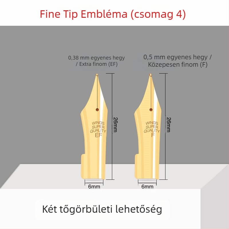 Hero tollhegy EF — csere tollhegy, fémből, kompatibil 359, 1060, 1021, 6006; 10 db/csomag