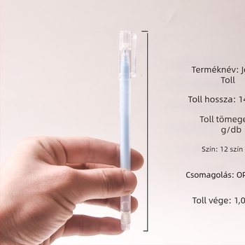 Naplóíráshoz használható fluoreszcens kiemelő toll, modell 972-A, műanyag ház, zacskós csomagolás, testreszabható