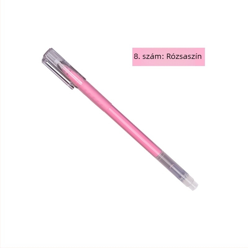 Naplóíráshoz használható fluoreszcens kiemelő toll, modell 972-A, műanyag ház, zacskós csomagolás, testreszabható