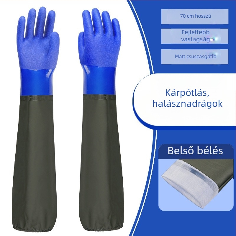 Marhabőrből készült védő munkakesztyűk – vágásálló, olajálló, kopásálló, csúszásmentes