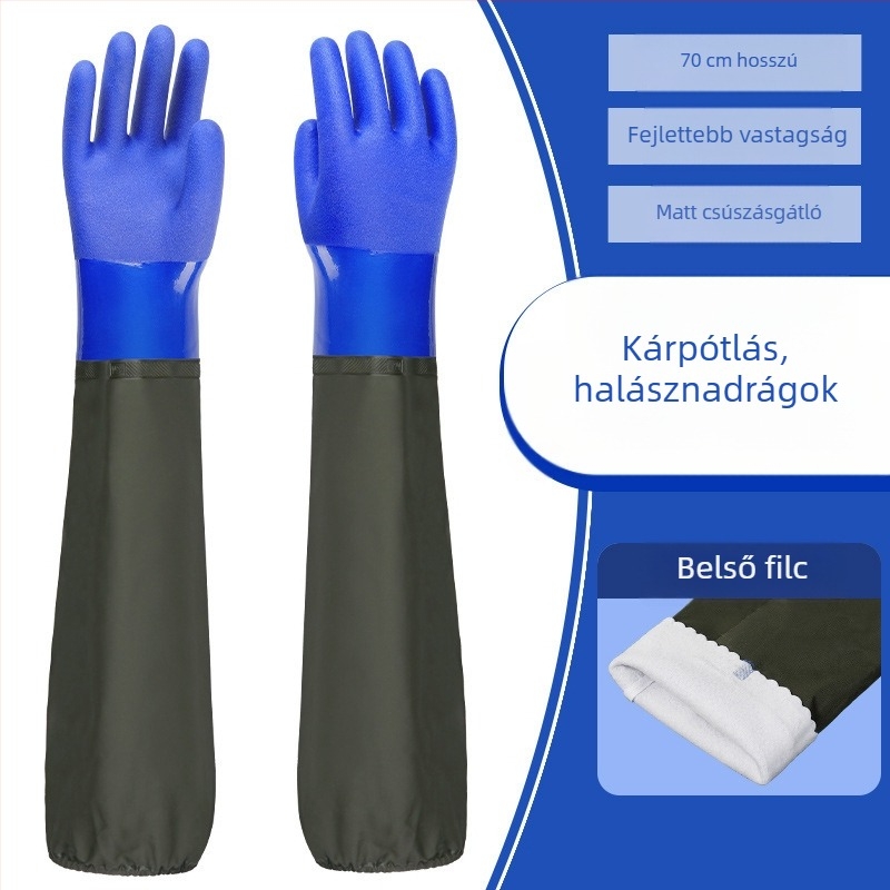 Marhabőrből készült védő munkakesztyűk – vágásálló, olajálló, kopásálló, csúszásmentes