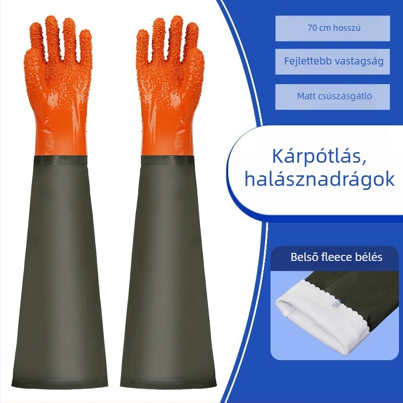 Marhabőrből készült védő munkakesztyűk – vágásálló, olajálló, kopásálló, csúszásmentes