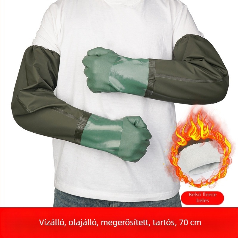 Marhabőrből készült védő munkakesztyűk – vágásálló, olajálló, kopásálló, csúszásmentes