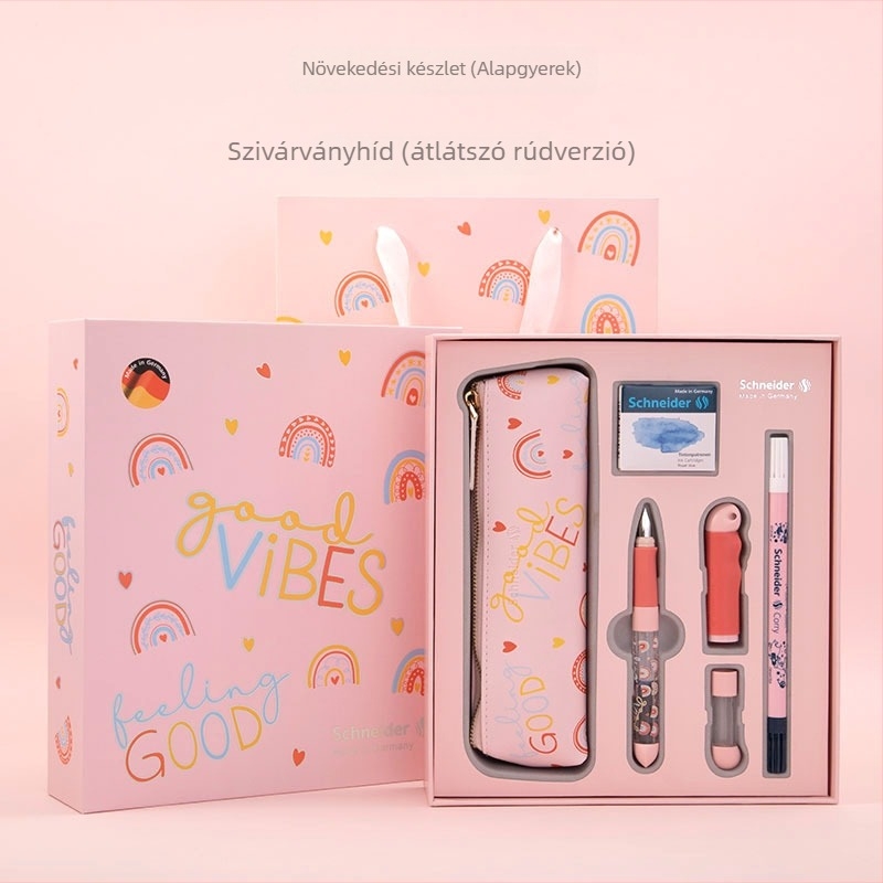 Schneider Toll – modell Lucky Pony, ajándék dobozban, 0,35 mm hegy, iridium tollhegy, cserélhető tinta-tartály