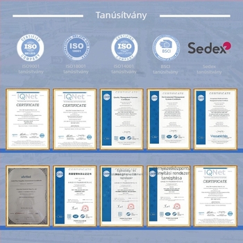 Vörösboros pohár Nordic stílusú, üveg, nyomtatott logó, testreszabás elérhető, prémium minőség