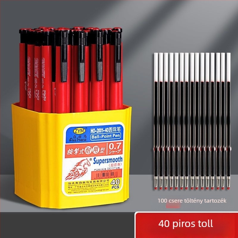 Golyóstoll a kulcsfontosságú dolgozatok megjelölésére és a tanári korrekciókra, Típus: Forgó, Márka: Unique, Nem importált