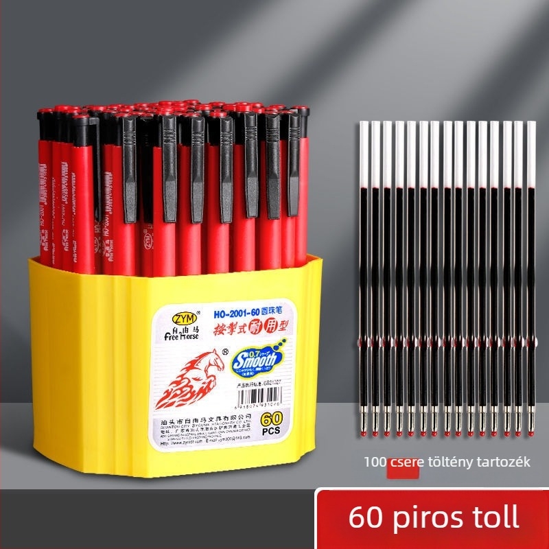 Golyóstoll a kulcsfontosságú dolgozatok megjelölésére és a tanári korrekciókra, Típus: Forgó, Márka: Unique, Nem importált