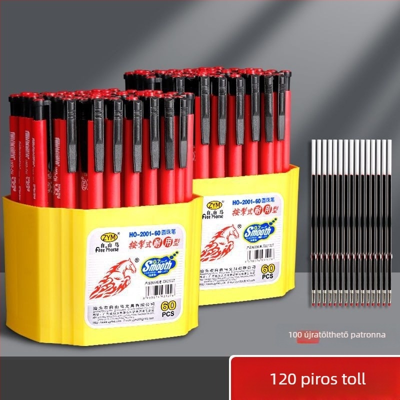 Golyóstoll a kulcsfontosságú dolgozatok megjelölésére és a tanári korrekciókra, Típus: Forgó, Márka: Unique, Nem importált