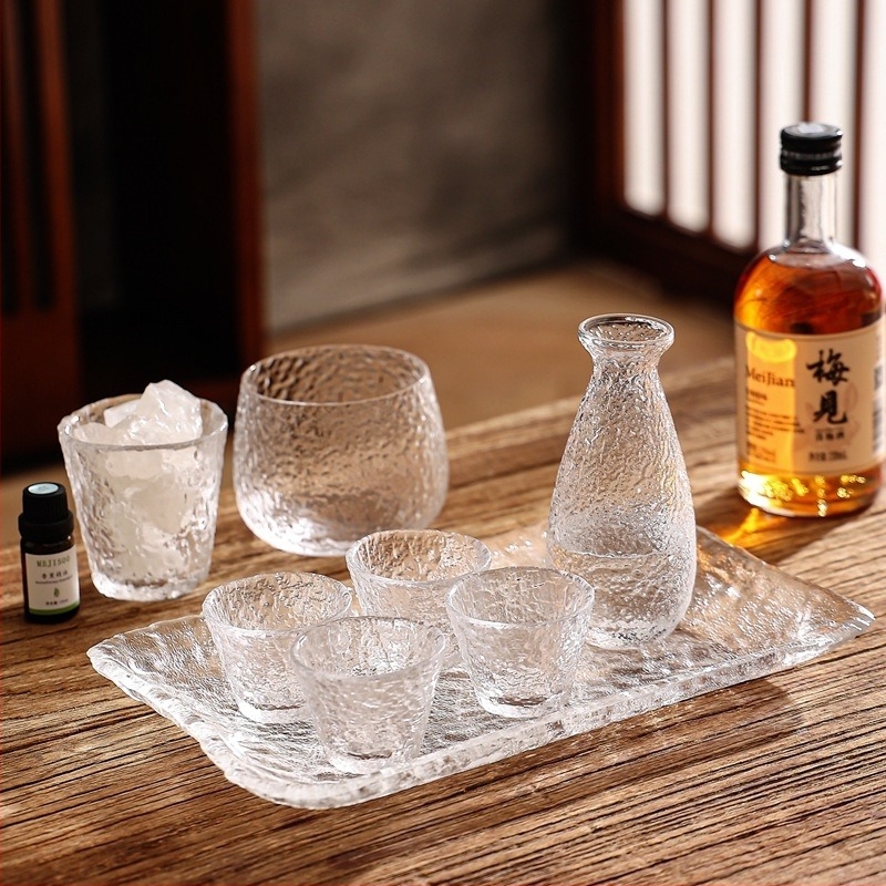 Üveg boröntő készlet japán stílusban — Rhythm art, bár eszközök, első osztályú minőség