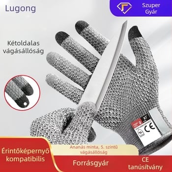 Lu Gong HPPE vágásálló kesztyűk kézvédelemre – Szint 5