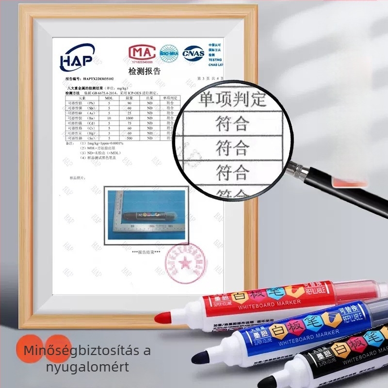 Fehértáblához csere tintaszacskó, modell WB-G9, 12 db/doboz, műanyag burkolat, vonalvastagság 1–2 mm, irodai használatra