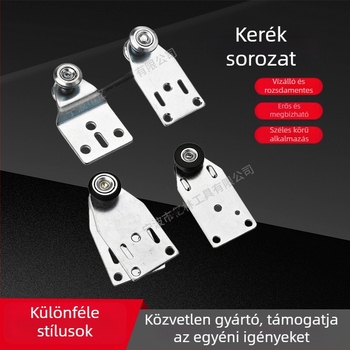 Textilkocsihoz görgők ajtó- és ablakvezetőkkel, több modell, sín-hardver, Yilin márka, tömeges csomagolás