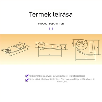 Textilkocsihoz görgők ajtó- és ablakvezetőkkel, több modell, sín-hardver, Yilin márka, tömeges csomagolás