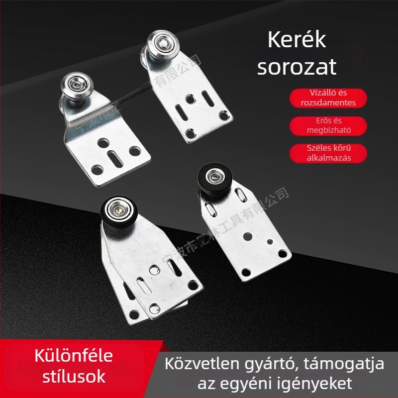 Textilkocsihoz görgők ajtó- és ablakvezetőkkel, több modell, sín-hardver, Yilin márka, tömeges csomagolás