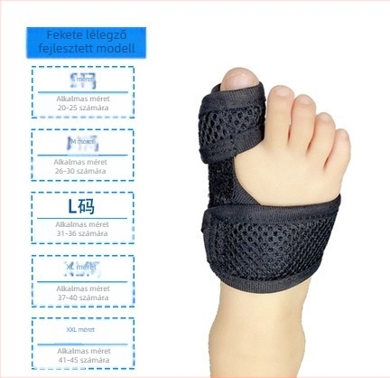 CK-21 lábfej valgus ortézise, lábujj-törés támogatással, elasztikus textil kötés rehabilitációhoz