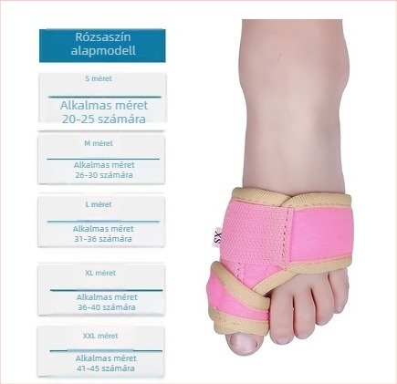 CK-21 lábfej valgus ortézise, lábujj-törés támogatással, elasztikus textil kötés rehabilitációhoz