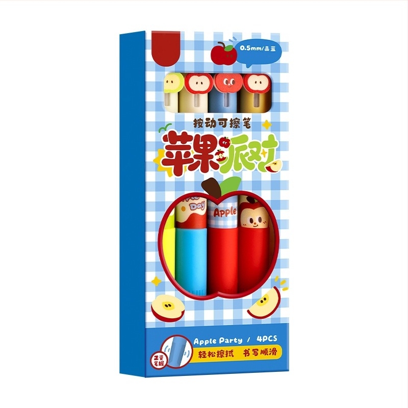 Reversal törölhető zselés toll általános iskolás diákok számára, 3. osztály, műanyag test, törölhető, hegy: St head