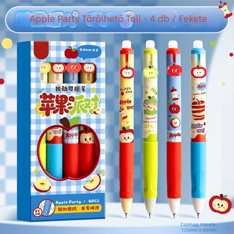 Reversal törölhető zselés toll általános iskolás diákok számára, 3. osztály, műanyag test, törölhető, hegy: St head