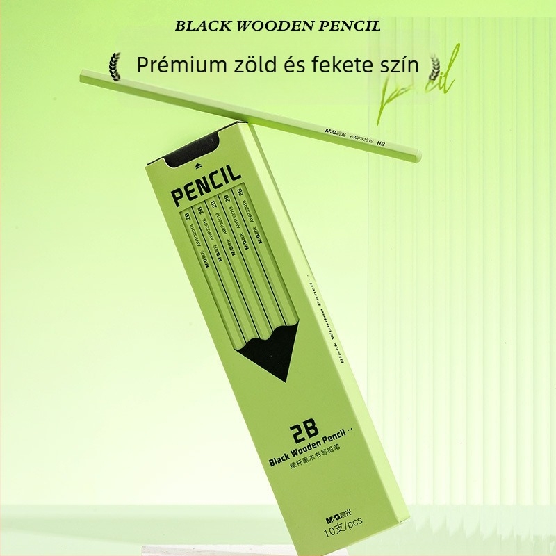 Műanyag burkolatú ceruza, hazai márka, HB/2B fokozat, általános iskola és óvoda számára