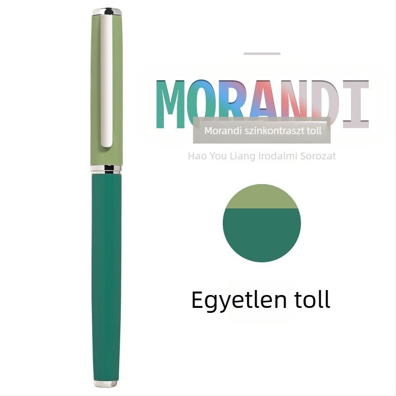 Biumi GB07 fém toll, tollhegy rozsdamentes acél, forgó tintaellátó rendszer, ajándékdoboz