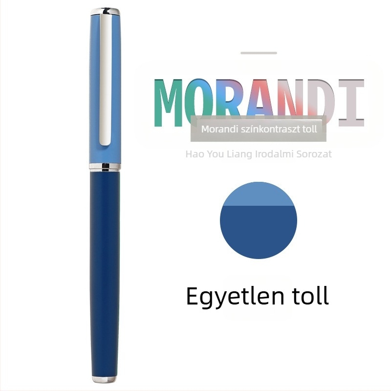 Biumi GB07 fém toll, tollhegy rozsdamentes acél, forgó tintaellátó rendszer, ajándékdoboz