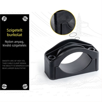 CHKL Magasfeszültségű szekrény kábelfogó; háromvezetős kábelekhez; tűzálló nylon