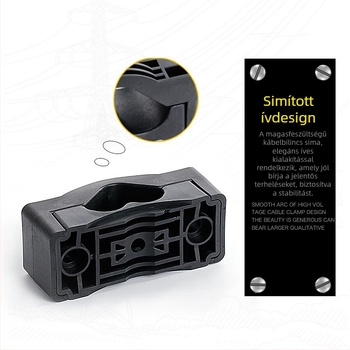 CHKL Magasfeszültségű szekrény kábelfogó; háromvezetős kábelekhez; tűzálló nylon