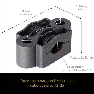 CHKL Magasfeszültségű szekrény kábelfogó; háromvezetős kábelekhez; tűzálló nylon