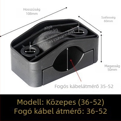 CHKL Magasfeszültségű szekrény kábelfogó; háromvezetős kábelekhez; tűzálló nylon