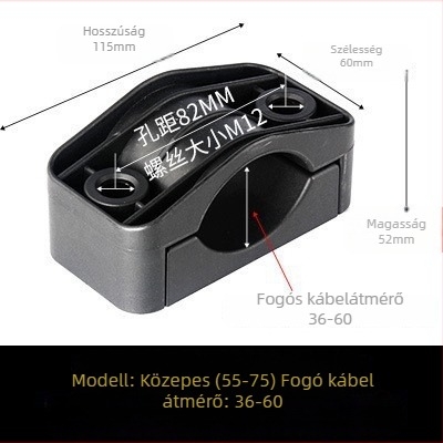 CHKL Magasfeszültségű szekrény kábelfogó; háromvezetős kábelekhez; tűzálló nylon