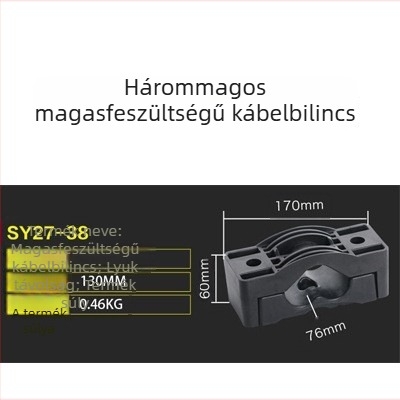 CHKL Magasfeszültségű szekrény kábelfogó; háromvezetős kábelekhez; tűzálló nylon