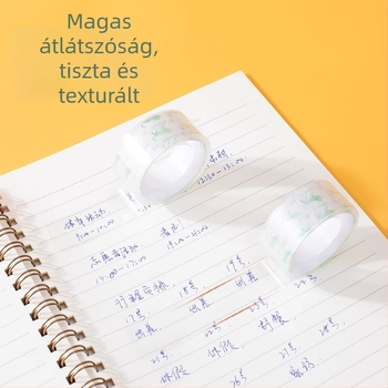 Áttetsző hibás kérdések szalagja, kis tekercs, PET-alapú, modell ZH-CTJD, Friendly márka, irodai használatra