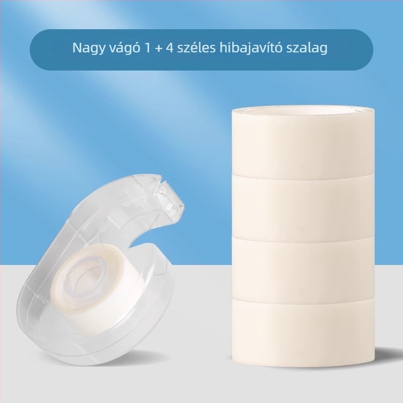 Áttetsző hibás kérdések szalagja, kis tekercs, PET-alapú, modell ZH-CTJD, Friendly márka, irodai használatra