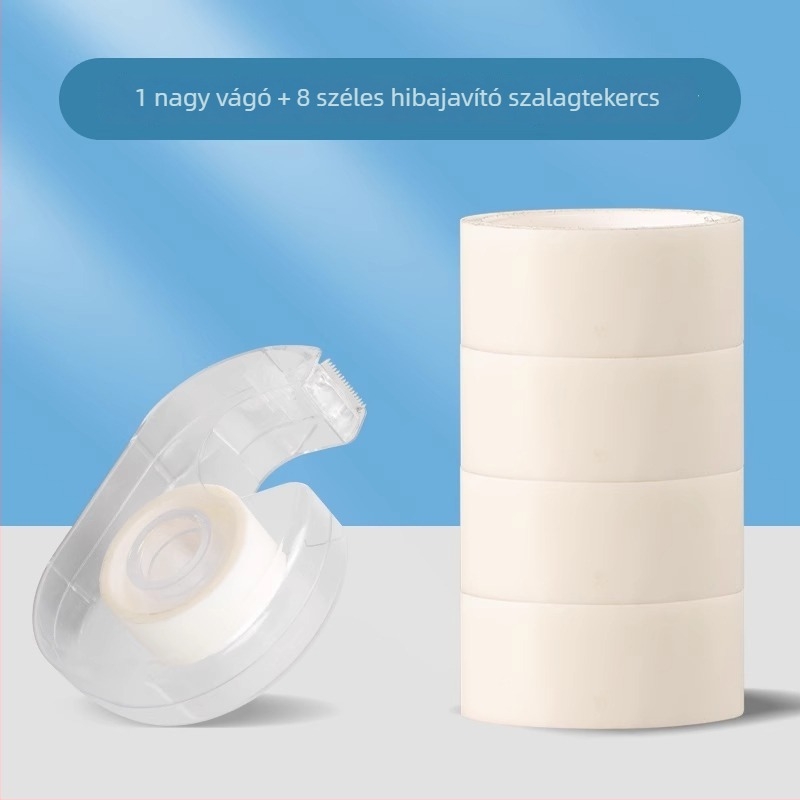 Áttetsző hibás kérdések szalagja, kis tekercs, PET-alapú, modell ZH-CTJD, Friendly márka, irodai használatra