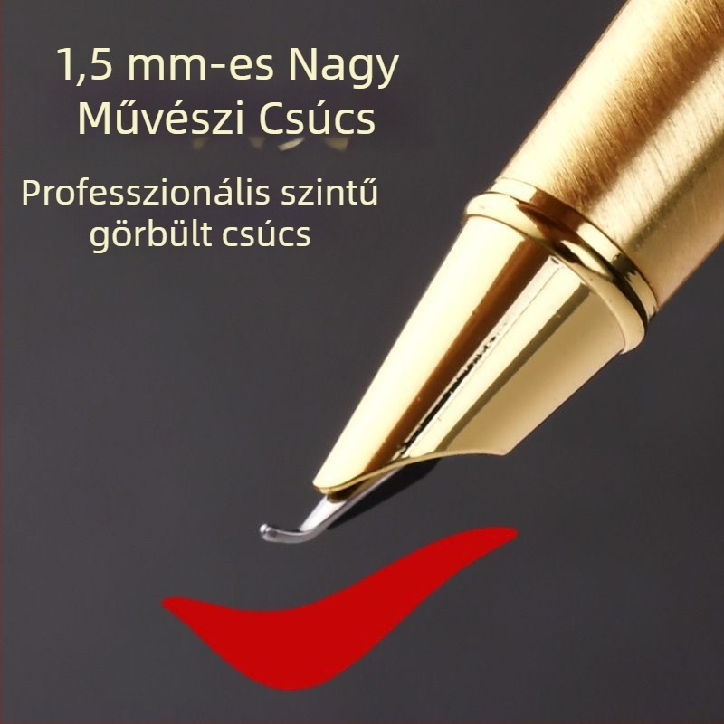 Ívelt toll művész toll a kalligráfiához — Unique márka, tollhegy: irídium, tintaellátó rendszer: más, csomagolás: hagyományos doboz