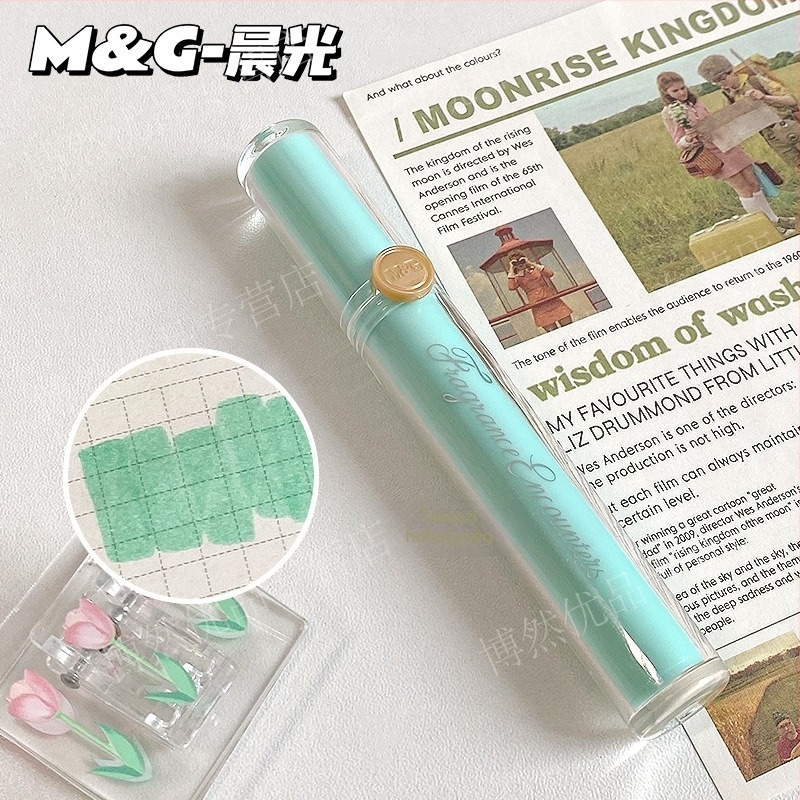 Illatos marker puha heggyel, modell Apmv09c0, műanyag test, nem törölhető