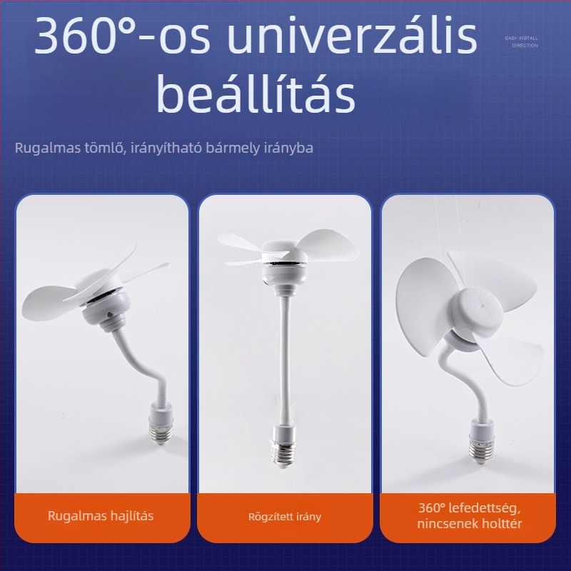 Kisméretű mennyezeti ventilátor 3 lapáttal, brushless motorral, AC tápegység, zaj kevesebb mint 36 dB