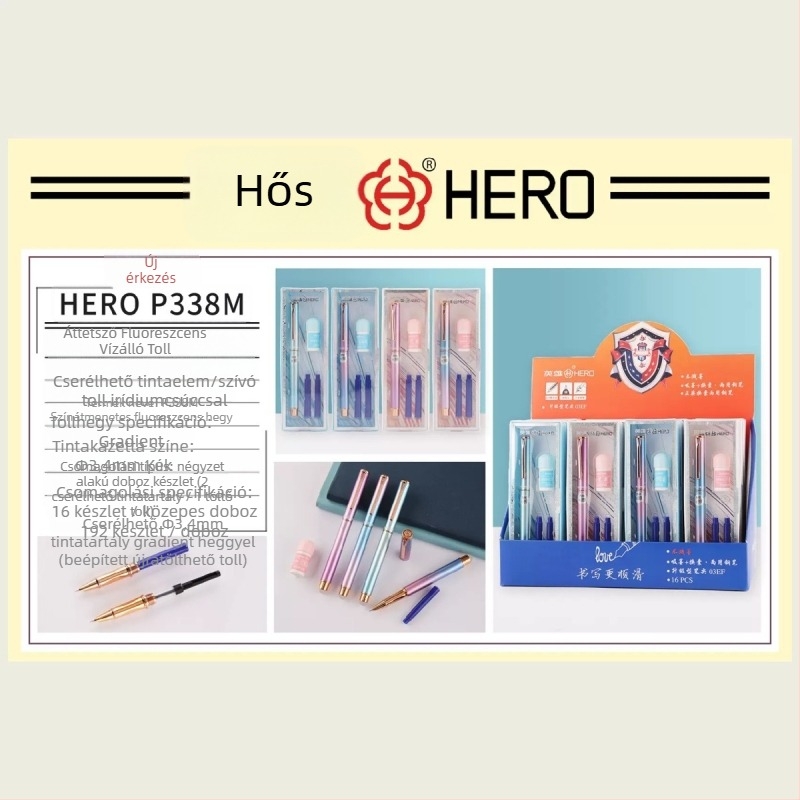 HERO akril toll gyerekeknek — kalligráfia gyakorlás, egyszerű dizájn