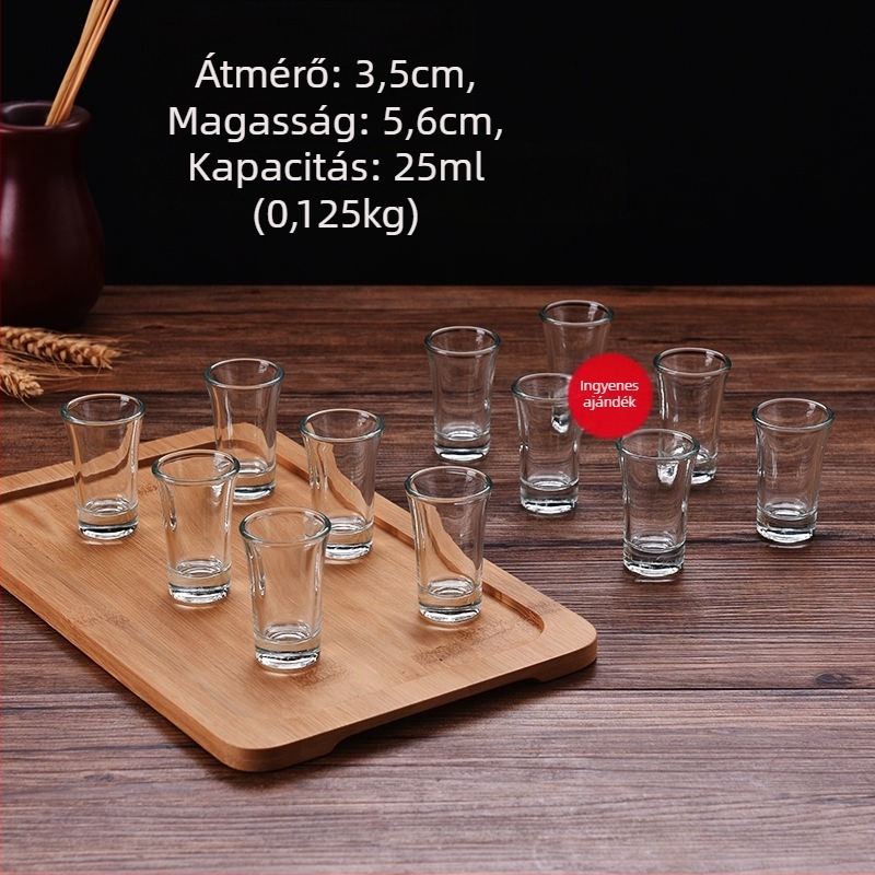 Whiskey glass set, új kínai stílus, kapacitás 1–100 ml, anyag: Egyéb